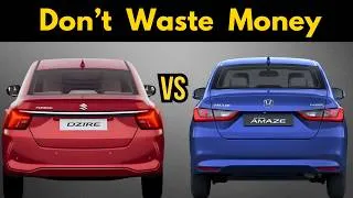 Thumbnail: New DZIRE vs Honda AMAZE – Which Car to Buy ??