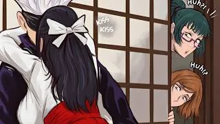 Thumbnail: Nobara & Maki Interrupt Gojo?! | Jujutsu Kaisen Comic Dub┃JJK