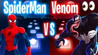 Thumbnail: Spider-Man Sunflower Song VS Venom Song | Tiles Hop VS Magic Tiles 3