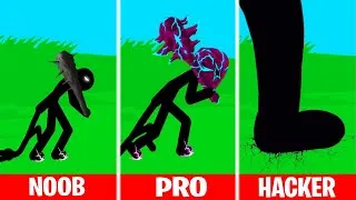 Thumbnail: NOOB VS PRO VS HACKER - STICKWAR LEGACY!