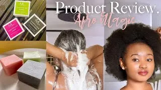 Thumbnail: ORGANIC NATURAL HAIR CARE ROUTINE | Afro Magic - Shampoo Bar and Conditioner Bar Products Review |AD