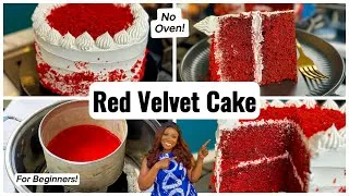 Thumbnail: I FOUND It!! The BEST RED VELVET CAKE! (Easy & Moist) No Oven | Whipped Cream icing
