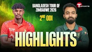 Thumbnail: HIGHLIGHTS | Bangladesh vs Zimbabwe | 2nd ODI | Cricket | Bangladesh tour of Zimbabwe | T Sports