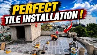 Thumbnail: Perfect Floor Tile Installation Start to Finish - Satisfying Timelapse