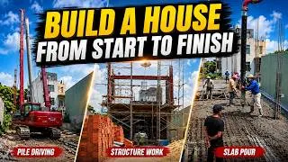 Thumbnail: Start to Finish: Foundation Piles to Massive Slab Pour - Satisfying Build