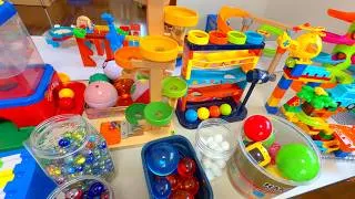 Thumbnail: Let's enjoy a marble run race!⭐We're going to play with all kinds of marble run gimmicks