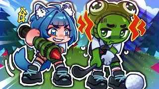 Thumbnail: RAGEBAITING MY FRIENDS IN SUPER BATTLE GOLF