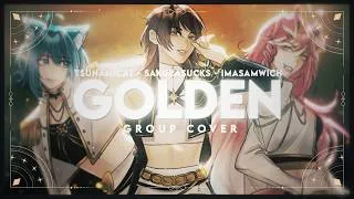 Thumbnail: Golden - HUNTR/X (KPop Demon Hunters) -【COVER by TsunamiCat, SakuraSucks, and ImaSamwich】
