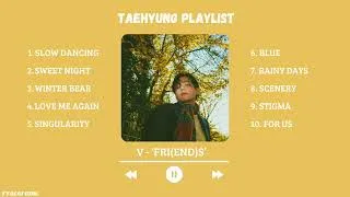 Thumbnail: Taehyung Playlist [music for study/relax/chill/sleep]