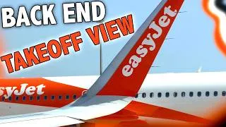 Thumbnail: easyJet A320Neo Takeoff from the Back Seat (Stabliser View)💺🧡