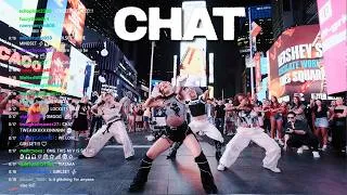 Thumbnail: [KPOP IN PUBLIC NYC] 'CHAT' GIRLSET (걸셋) Dance Cover by F4MX | TIMESQUARE
