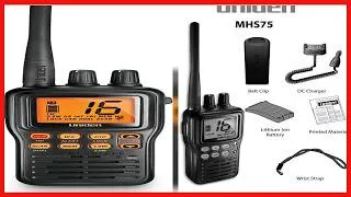 Thumbnail: Uniden MHS75 VHF Handheld Radio: Reliable Waterproof Marine Communication