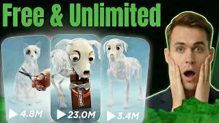 Thumbnail: How to make Viral Animal Skeleton Videos Using ONLY AI