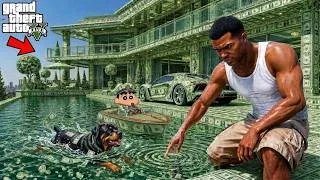 Thumbnail: Anything Franklin Touches Turns into Gold & Money in GTA 5 | SHINCHAN and CHOP