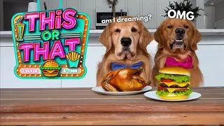 Thumbnail: My Dogs Choose Their Own Food | This or That