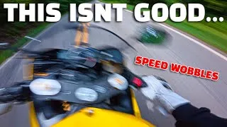 Thumbnail: SPEED WOBBLES ON MY YAMAHA R6!