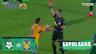 Thumbnail: ¡SE VA EXPULSADO! Santos vs Tigres | Liga MX - Jornada 6 Apertura 2026 | TUDN