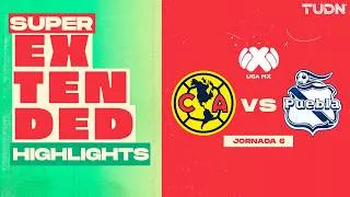 Thumbnail: SUPER EXTENDED HIGHLIGHTS - América vs Puebla | Liga MX - Jornada 6 Apertura 2026 | TUDN
