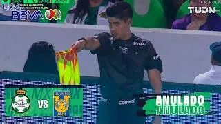 Thumbnail: ¡GOOL ANULADO! Santos vs Tigres | Liga MX - Jornada 6 Apertura 2026 | TUDN