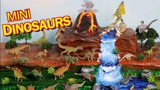 Thumbnail: Dinosaur Volcano Eruption! Build a Mini Dino World Diorama