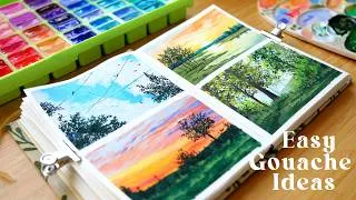 Thumbnail: Relaxing Art Video 🎨 New HIMI Gouache Easy Landscape Painting Tutorials 