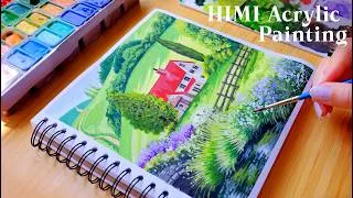 Thumbnail: New HIMI Acrylic Palette Unboxing 🌱 Satisfying Art Videos