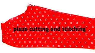Thumbnail: plazo cutting and stitching | simple plazo cutting and stitching