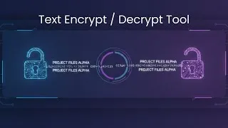 Thumbnail: Text Encrypt & Decrypt Tool 🔐 Secure Your Text Online | Free Encryption Tool