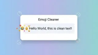 Thumbnail: Emoji Remover Tool 🔥 Remove Emojis from Text Easily | Free Emoji Cleaner Tool