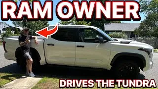 Thumbnail: RAM Owner Drives The New Generation Toyota Tundra For First Time