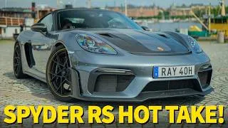 Thumbnail: M3 owner reviews 718 Porsche Spyder RS: Hot take!