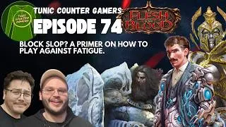 Thumbnail: Ep 74 Block Slop?! A Primer on Fatigue and how to beat it. A Flesh and Blood Podcast.