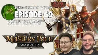 Thumbnail: Ep 69 Flesh and Blood Mastery Pack Warrior Review: Our Top Card Picks
