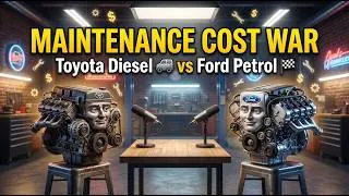 Thumbnail: Toyota Diesel vs Ford Petrol | Maintenance Cost Podcast (Engines React)