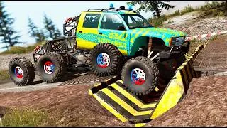 Thumbnail: Cars vs Upside Down Speed Bumps #102 | BeamNG.DRIVE