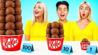 Thumbnail: 100 Layers of Food Challenge | Crazy Last to Stop Eating Battle by Turbo Team