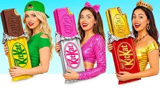 Thumbnail: Rich vs Broke vs Giga Rich Food Challenge | Best Rich Food Ideas by Turbo Team