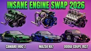 Thumbnail: JDM Legends Rotary RX-7 vs Camaro Iroc-z vs Dodge Animation 2026