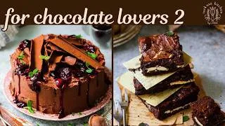 Thumbnail: For Chocolate Lovers, Part 2! (Chocolate Cherry Cake & Double Chocolate Brownies)