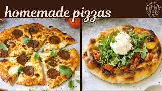 Thumbnail: Homemade Pizzas from Scratch! (Beef Pepperoni Pizza & Fresh Summer Pizza)