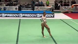 Thumbnail: Madita Mayr Floor Final Junior Jesolo Trophy - April 2025 - Trofeo Citta di Jesolo
