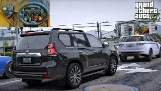 Thumbnail: Toyota Land Cruiser Prado - GTA V - Logitech Steering Wheel Gameplay 