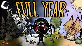 Thumbnail: Surviving My First FULL YEAR In Don't Starve Together...
