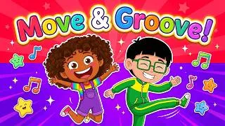 Thumbnail: Move and Groove | Clap, Jump, Stomp and Wiggle! | Action Song for Kids | Fun Exercise Song