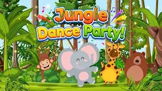 Thumbnail: Jungle Dance Party | Move, Jump & Wiggle with Animals! | Fun Dance Song for Kids