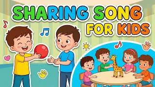 Thumbnail: 🤝 Sharing Song for Kids | Take Turns & Share with Friends! | Fun Animated Kids Song