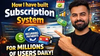 Thumbnail: How I have build Recurring Payment System to handle millions of subscription Daily 🚀