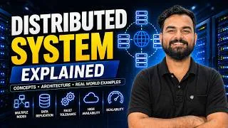 Thumbnail: Distributed Systems Explained (Must-Know Skill to Crack 50+ LPA Backend Jobs)