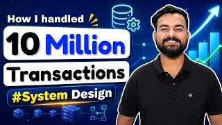 Thumbnail: How to Design a System That Handles 10 Million Transactions Daily | Scalable System Design