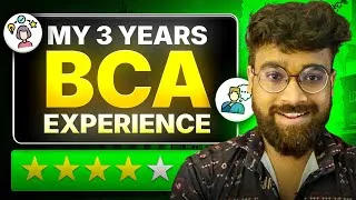 Thumbnail: The Untold Truth About BCA 💻 | My 3-Year Experience
